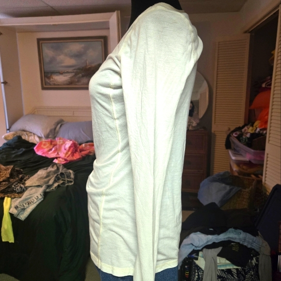 Creamy White Super Soft LS Tee - Picture 6 of 7